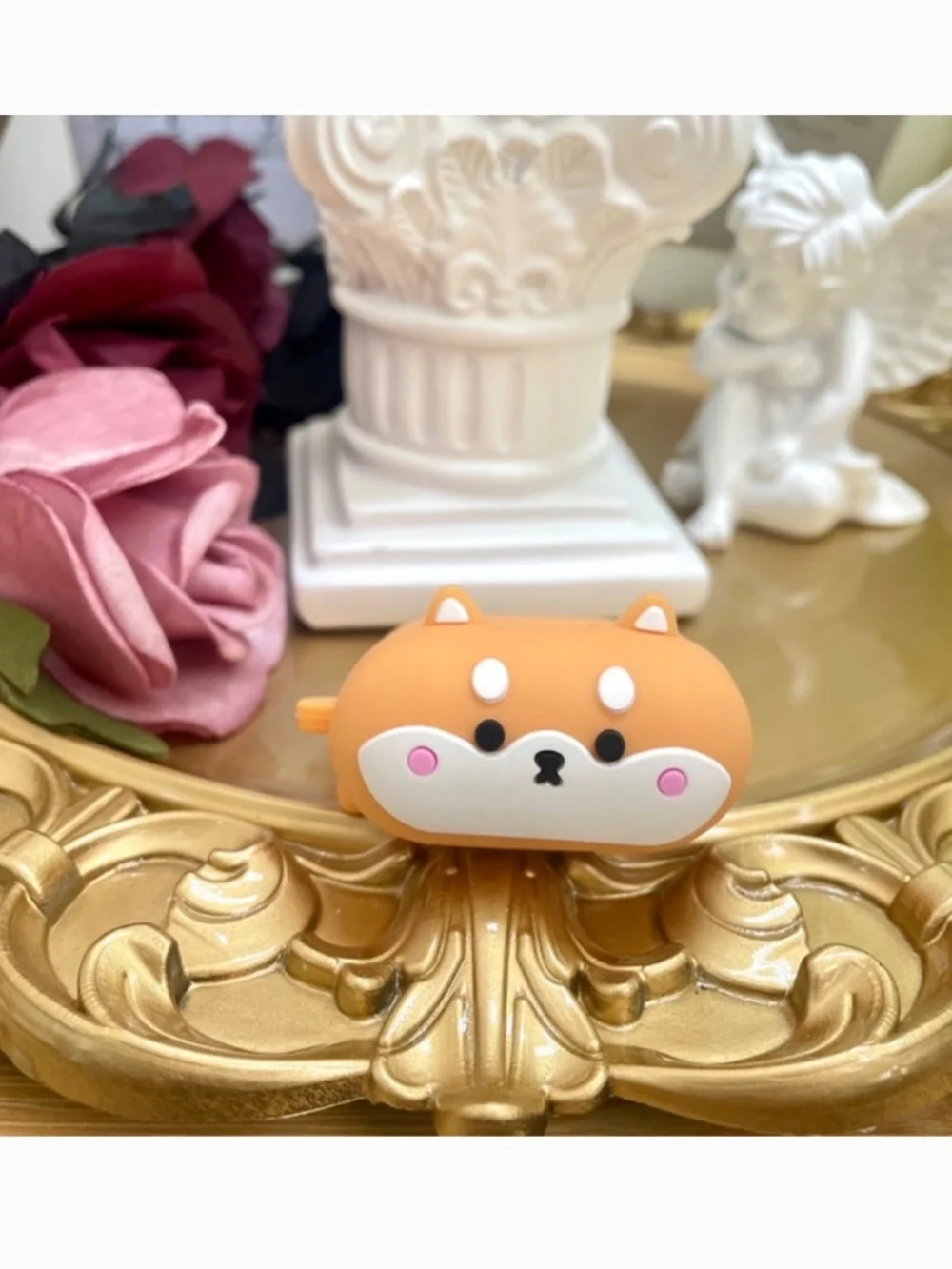 3 items.AirPods 1/2/pro1 animal case,cartoon Earphone Case Cover w/Keychain